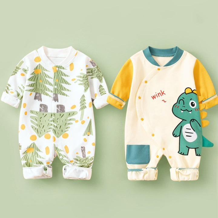 Baumwollwäsche mit langärmer Frühlingskleidung Kinder -Jumpsuit für Kinder