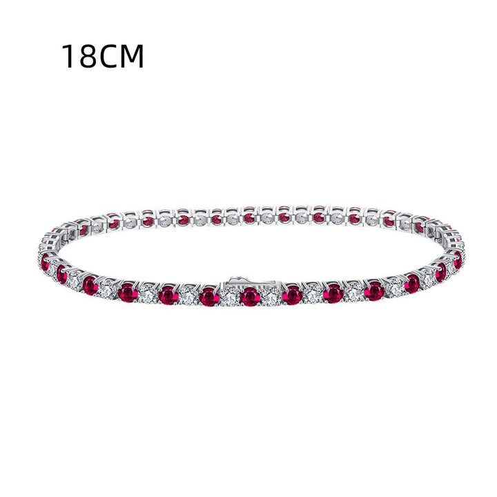 925 Bracelet de tennis en argent