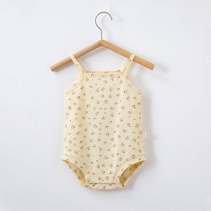Summer Ins Style Baby Sling Cotton Printed Romper