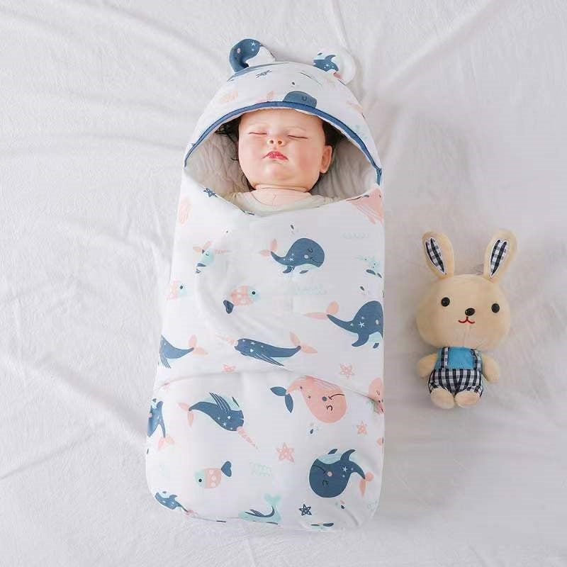 Bomulls sovepose for nyfødte babyer