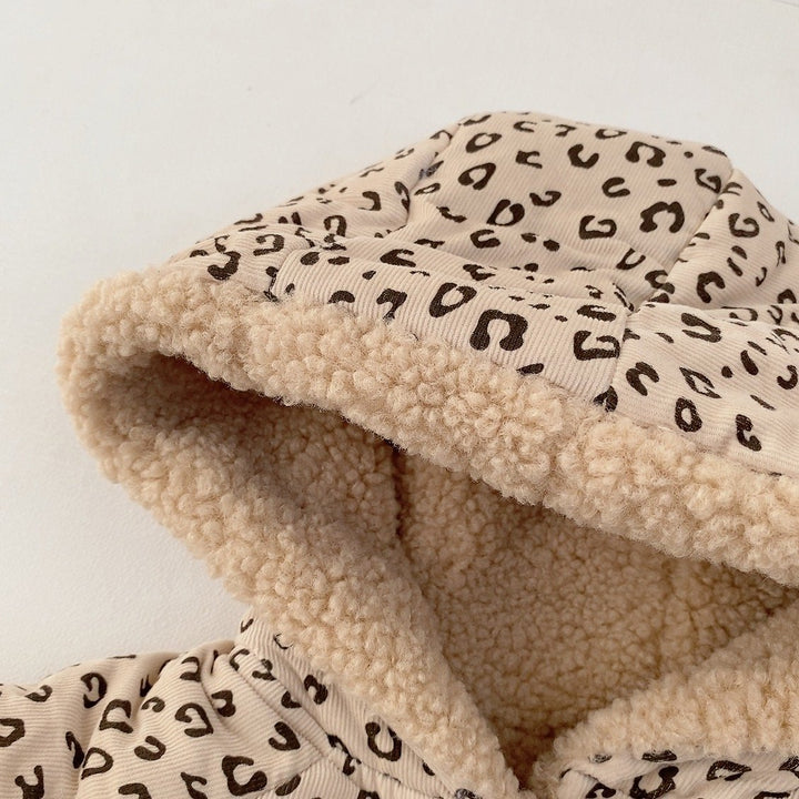 Infant Velvet Multi-cotton Romper Baby Winter One Piece Coat