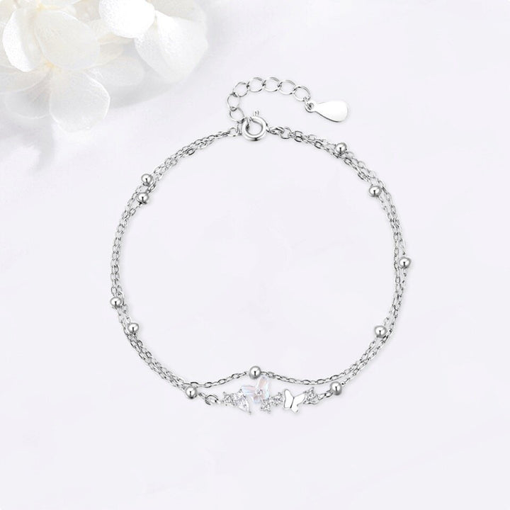 Butterfly Double-layer Bracelet Women's Fashion Exquisite