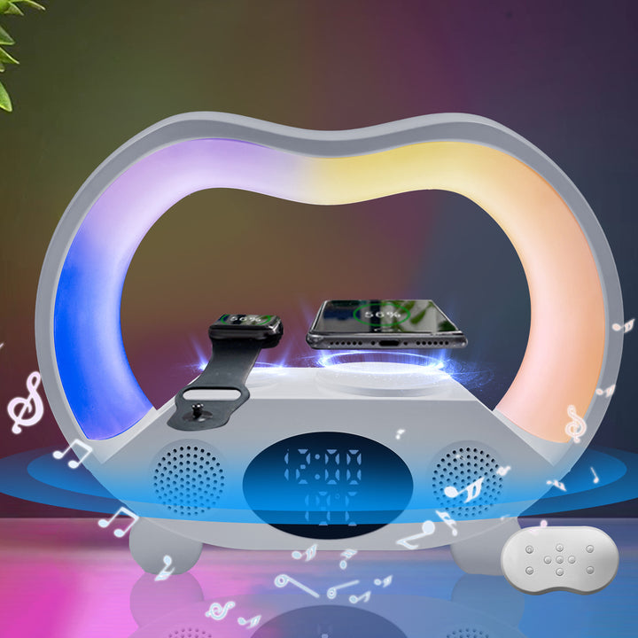 Zes-in-één slimme afstandsbediening Bluetooth sfeer licht licht multifunctionele draadloze oplader
