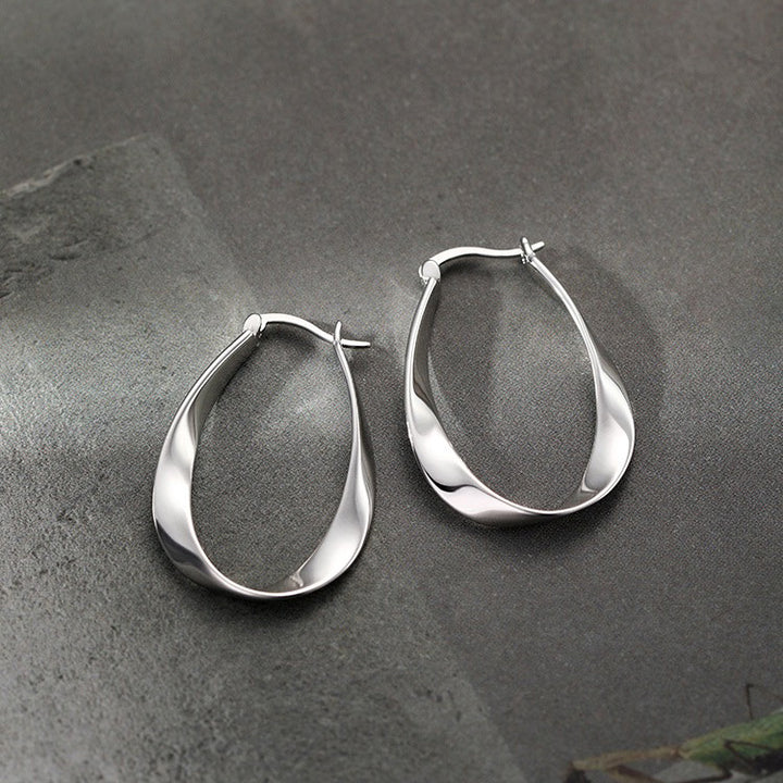 Sterling Silver Earrings Mobius Niche