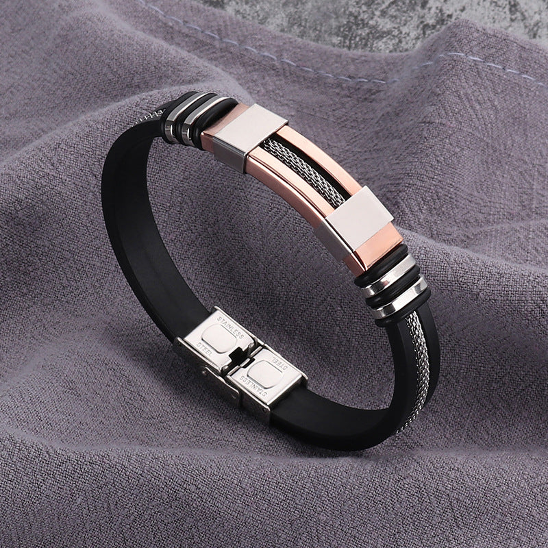 Punk Style Stainless Steel Exaggerated Bracelet