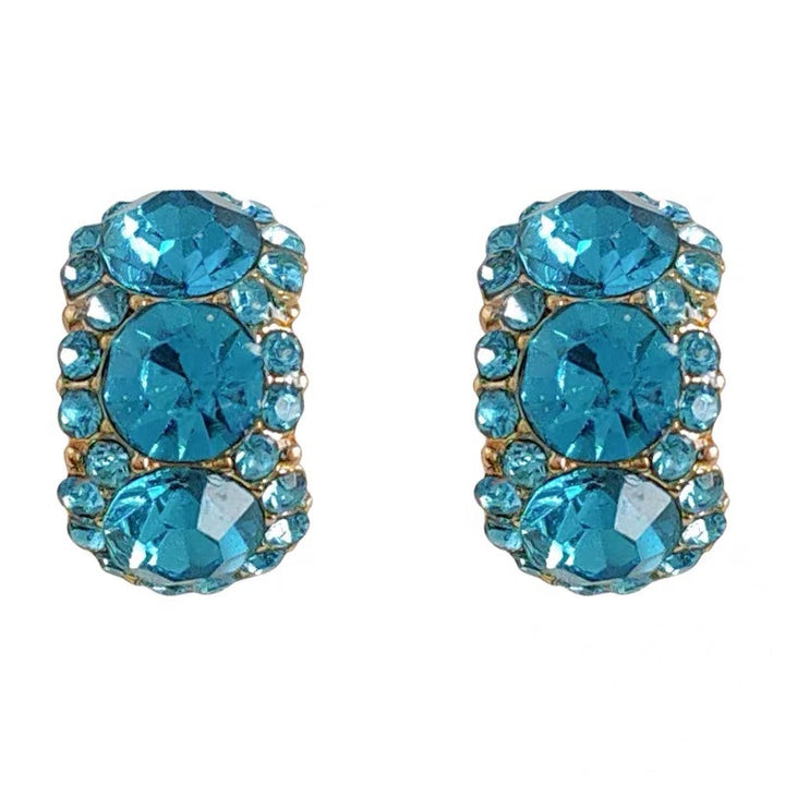 Cold Extract Blue Niche Design Stud -oorbellen eenvoudig