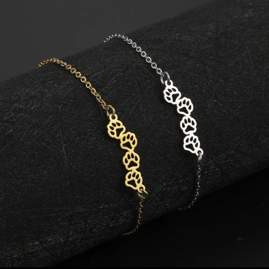 Titanium Steel Cat's Paw Bracelet Nicho de lindas joyas