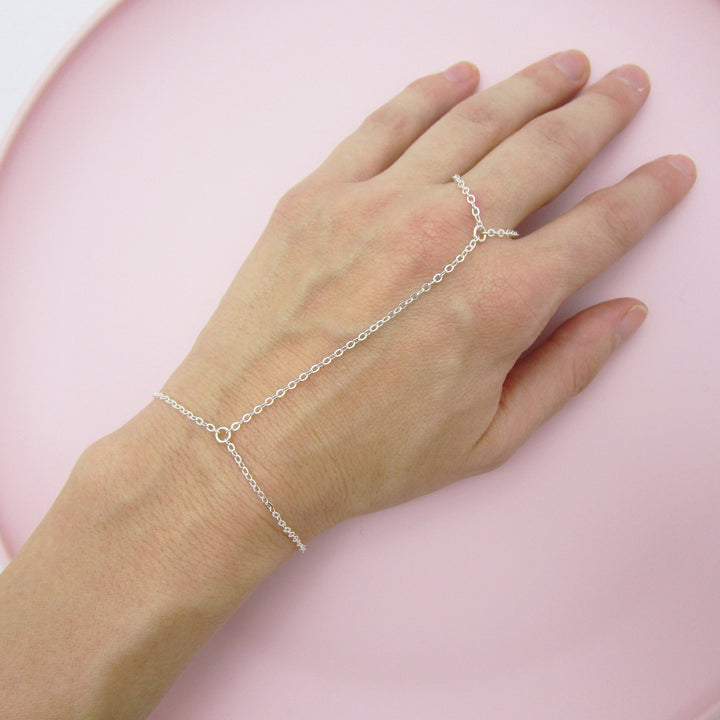 Simple Mitten-type Bracelet Ring Chain Fashion
