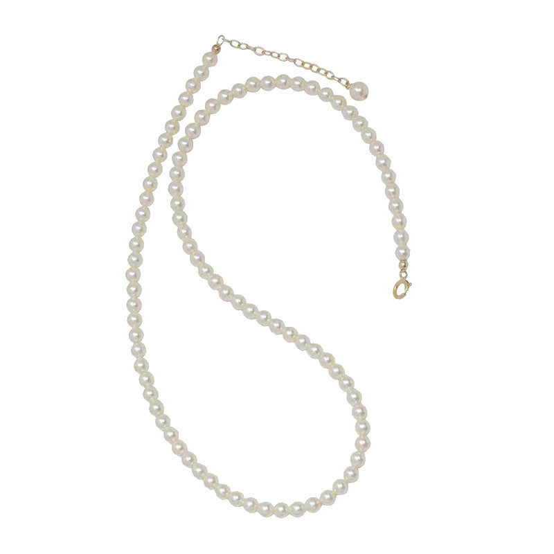 女性のウルトラファインキビの真珠のネックレス