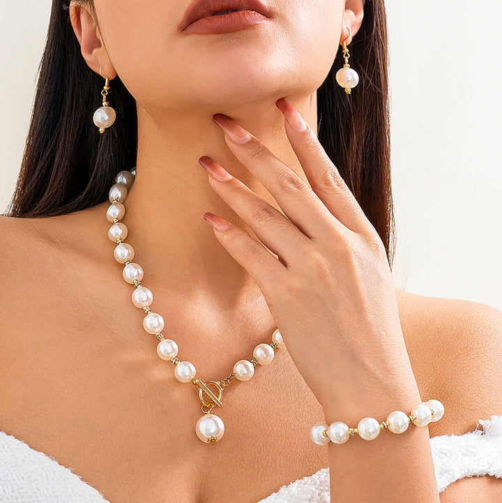 Costum de colier cu perle din perle pentru femei