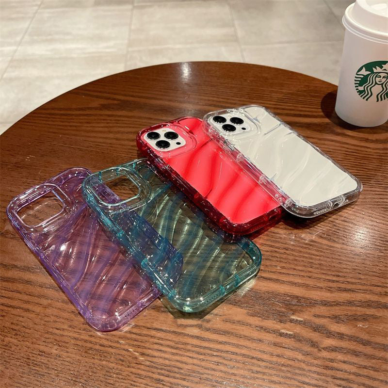 Water Ripple Phone Case Transparent Drop-resistant Protective Cover