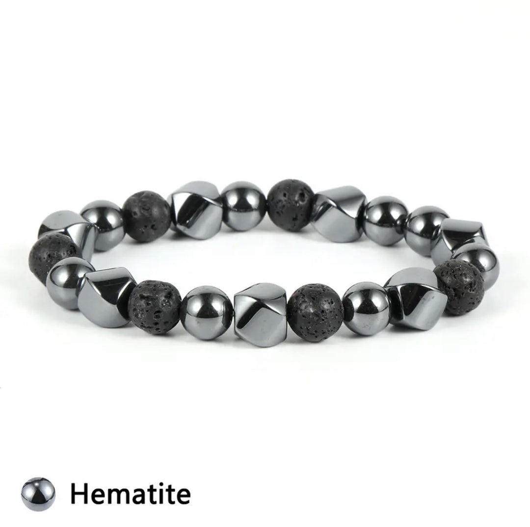 Natural Tigereye Volcanic Stone Bracelet