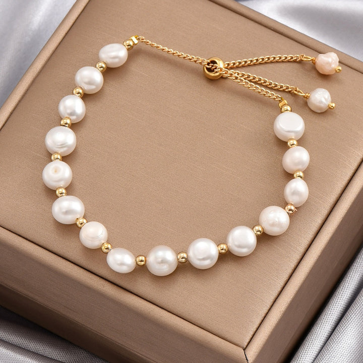 Bracelet de pull en eau douce Pearl Small Pearl Retro