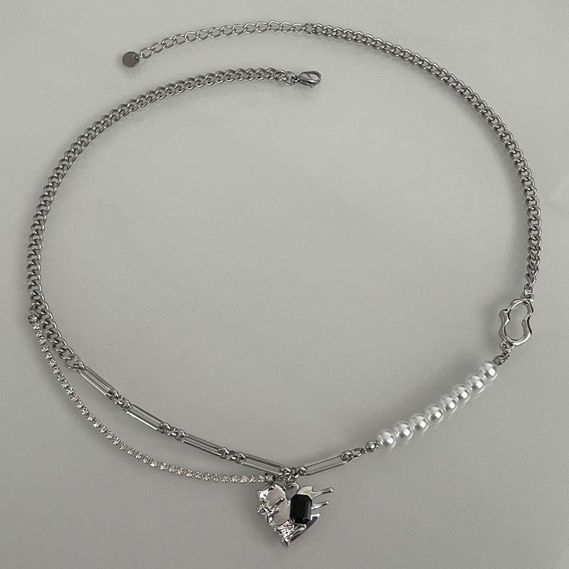 Design special pentru interese de cusături de perle de dragoste colier pandantiv