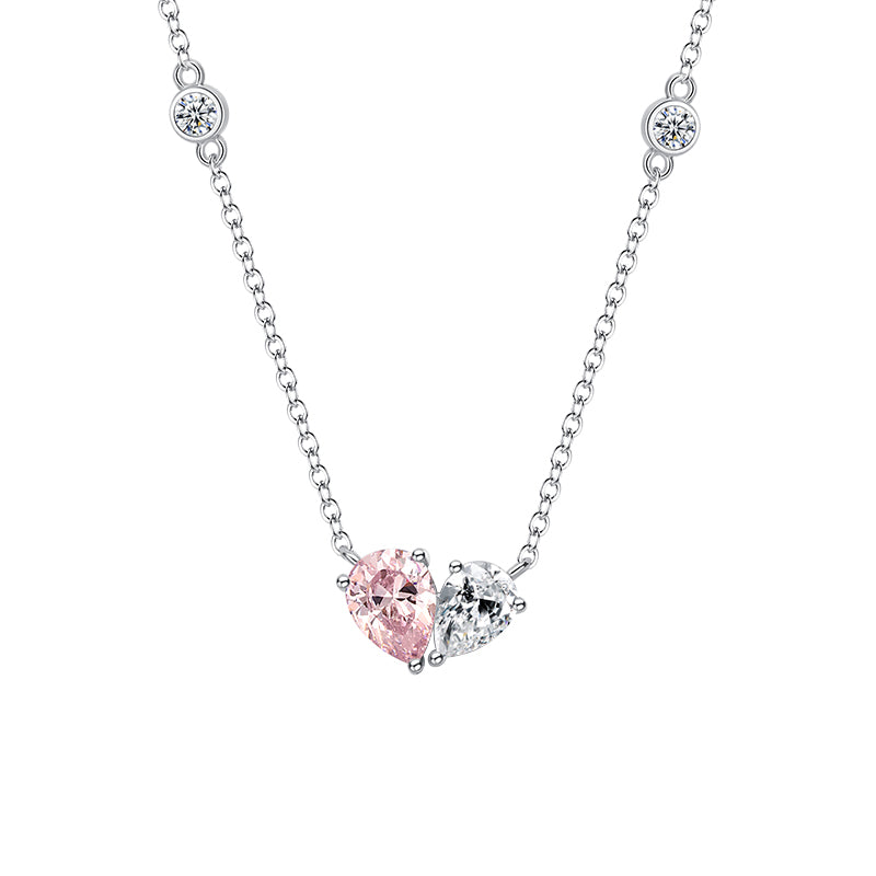 Women's Heart Necklace Niche Design