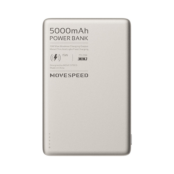 Snelheid 5000 MA Power Bank Ultra-dunne transparant