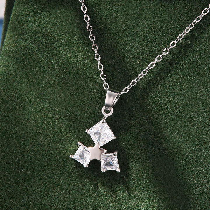 Fashion Design Zircon XINGX Titanium Steel Necklace For Women