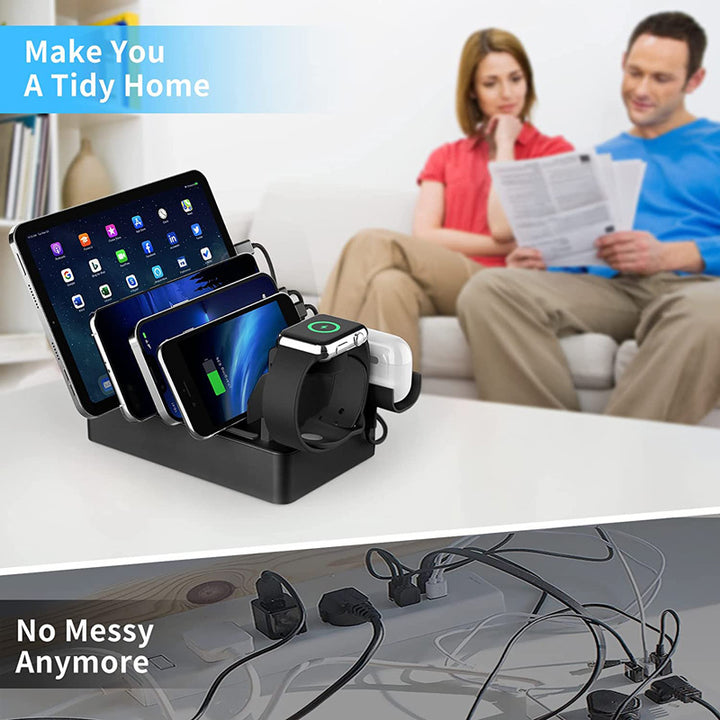Masaüstü Multi-USB şarj kutusu Hızlı Şarj Şarj Cihazı