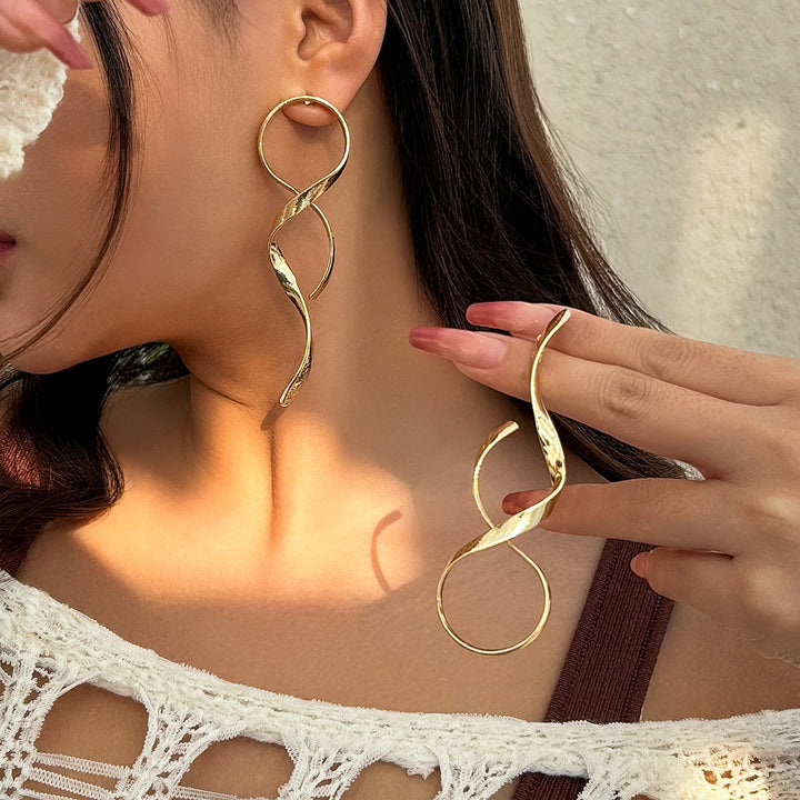 Women's Irregular Twisted Earrings