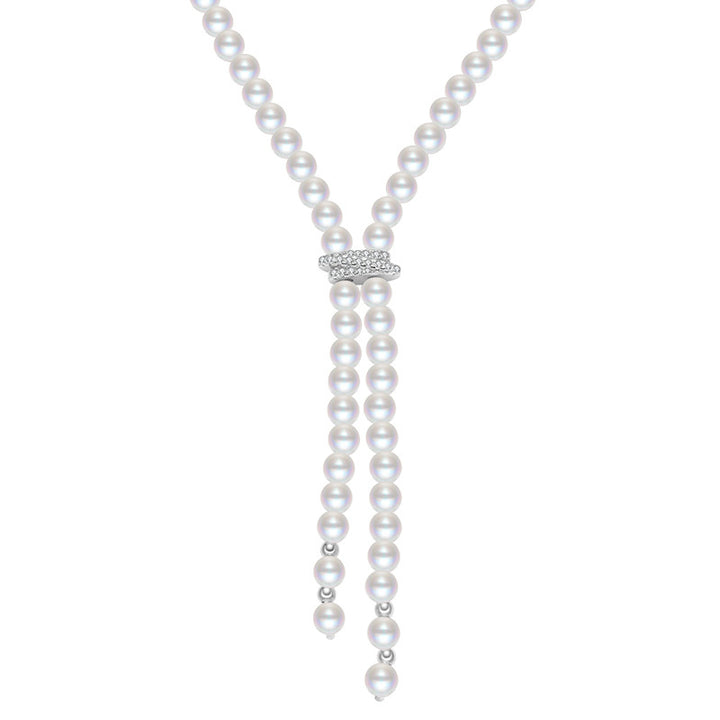 925 Silver Sterling Simple Hembra de collar de alto grado Diseño de nicho en forma de Y