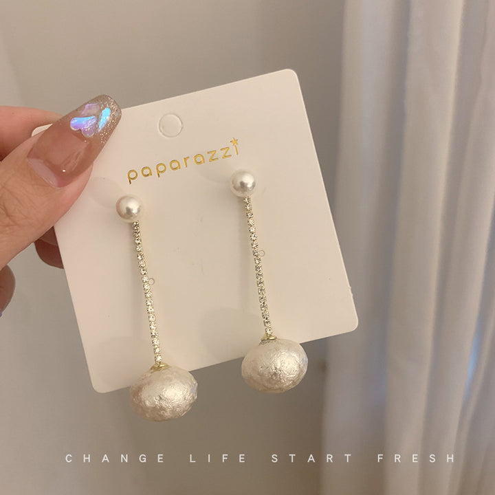 Elegant Pearl Earrings Retro Simple