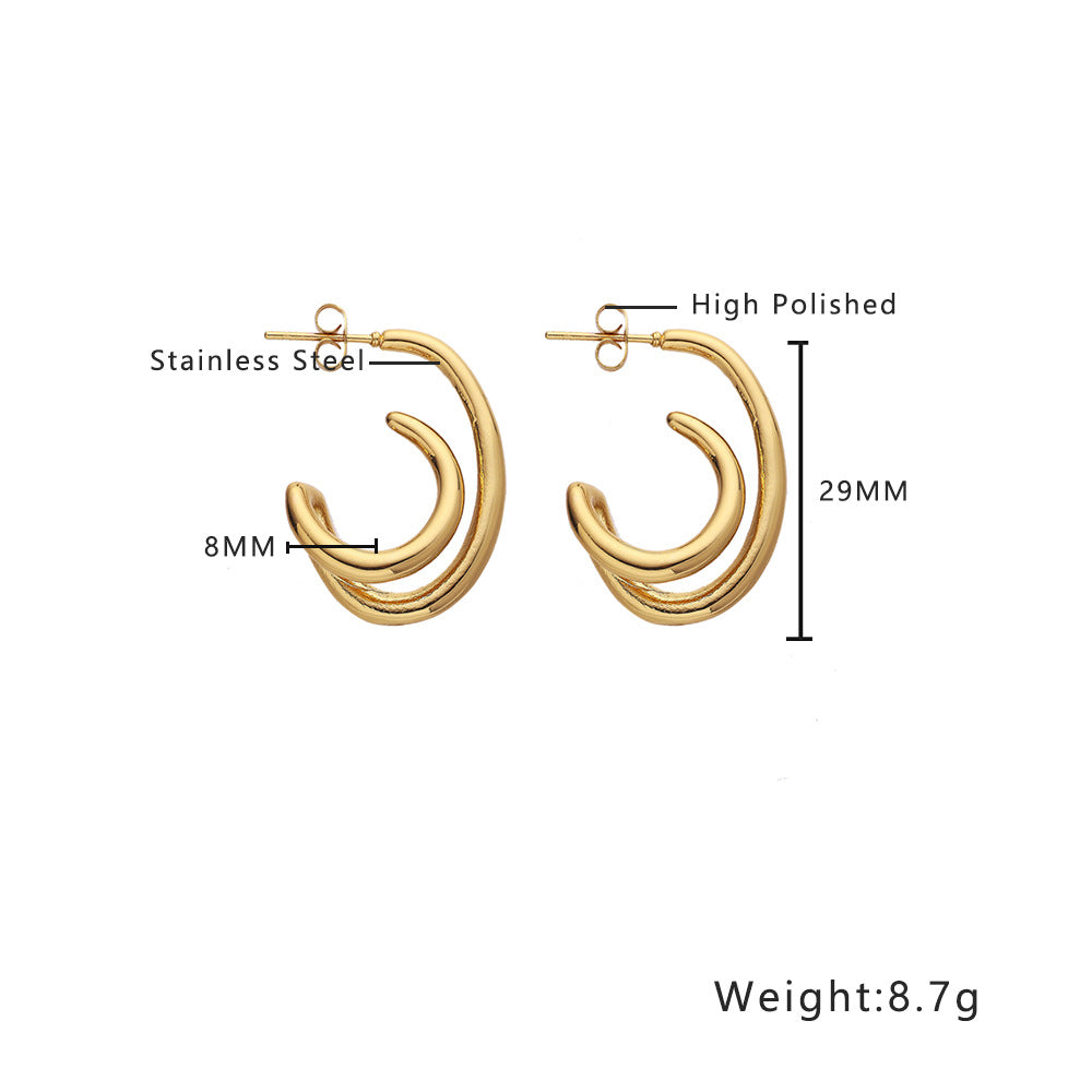 Pendientes de pernos de circón de 18k esmeralda retro