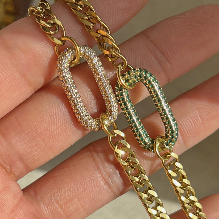 Exquisite Rhinestone Geometric Choker Clavicle Necklace