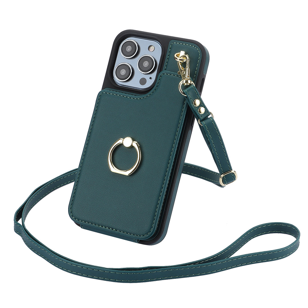 Yüzük telefon kasası ile crossbody organ