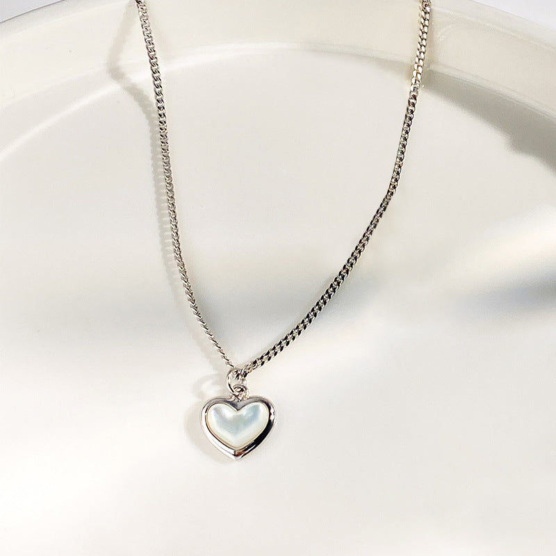 Love Fritillary Necklace Female Niche Sterling Silver