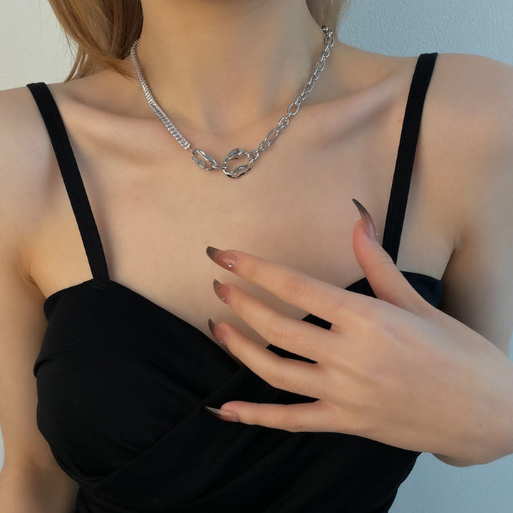 Süße coole heiße Mädchen Halskette weibliche Sommerlicht luxuriöser Minderheit Design Sinn Sinn