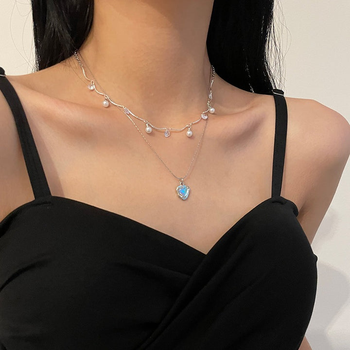 Gekleurde liefdevolle Pearl -ketting voor vrouwen