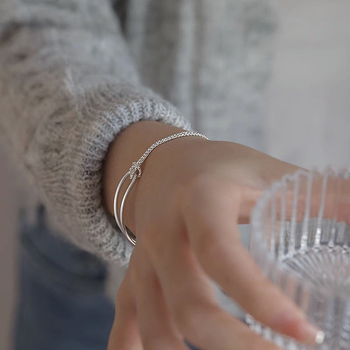 Double-layer Simplicity Bracelet Women's Fashion Creative