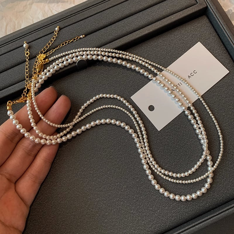 Women's Ultra-fine Millet Pearl Necklace