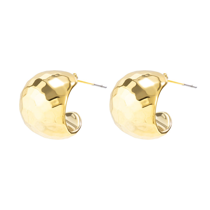 Fashion Simple Glossy Water Drop Comma Stud Earrings
