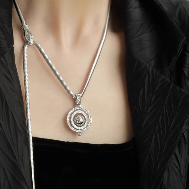 Special-interest Design Spirit Snake Snake Bone Necklace For Women