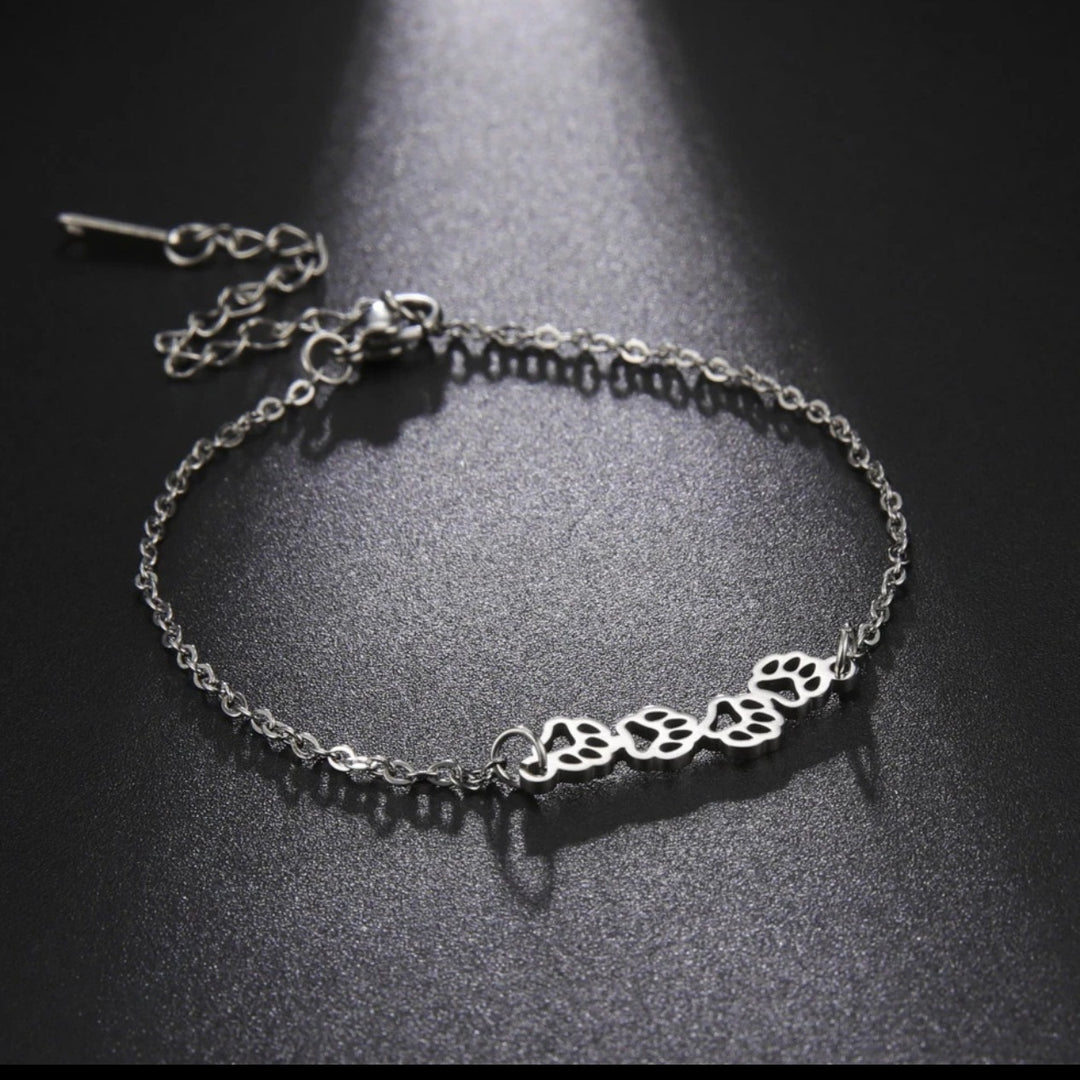 Titanium Steel Cat's Paw Bracelet Nicho de lindas joyas