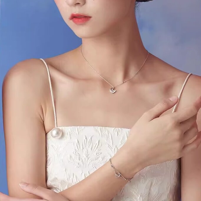 Xingyue qingquan bracelete feminina lua de moda dupla