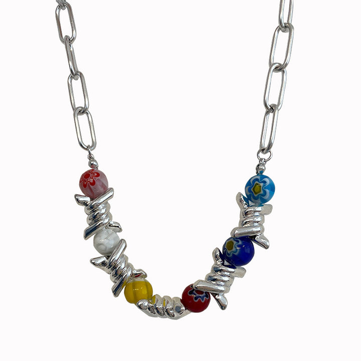 Niche Design Thorn Glass Necklace