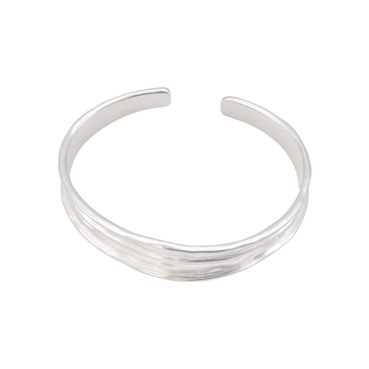 Textura fosca Bracelete pesada feminino nicho aberto