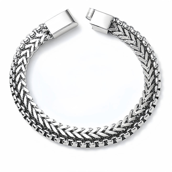 Trendy Stainless Steel Bracelet Men's Trendy Design