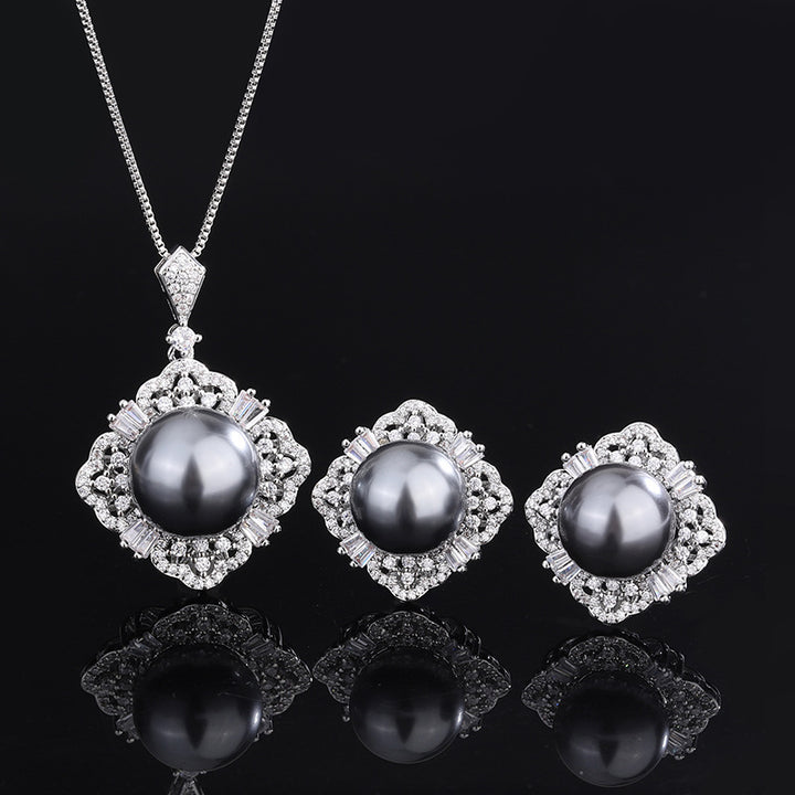 Bijoux cuivre semelle or plaquée fritillaire perle diamant luxueux style