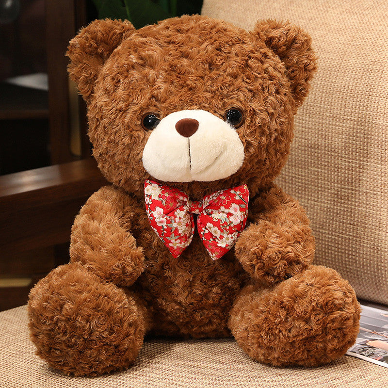 Día de San Valentín Lindo Rose Little Bear Doll Salled Small Teddy Bear Doll Ragdoll Plush Toy