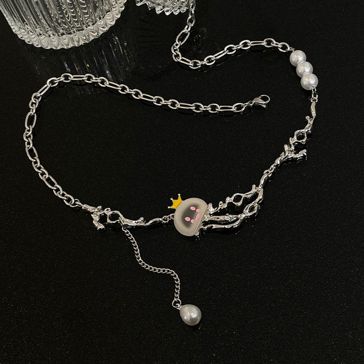 Special Interest Design kwalfish Pearl Tassel ketting