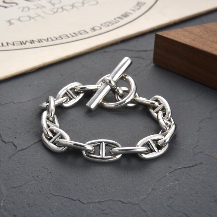 Pig Nose Bracelet Men And Women Retro Heavy Industry