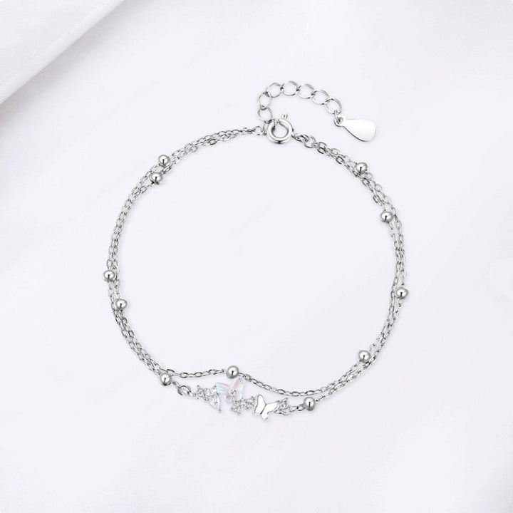 Butterfly Double-layer Bracelet Women's Fashion Exquisite