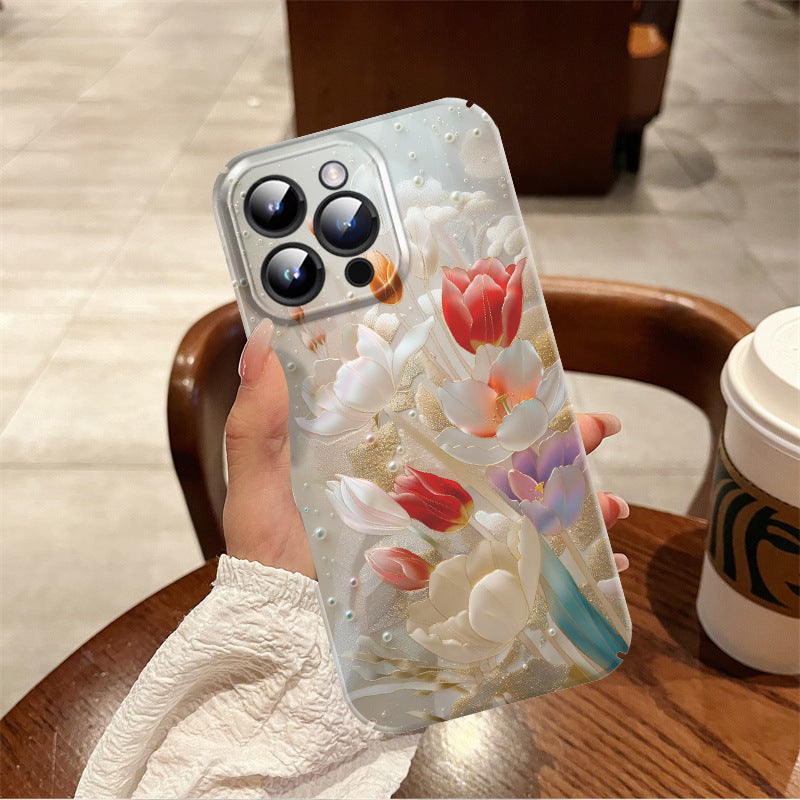 Pearl Flower Phone Fase Protective Case