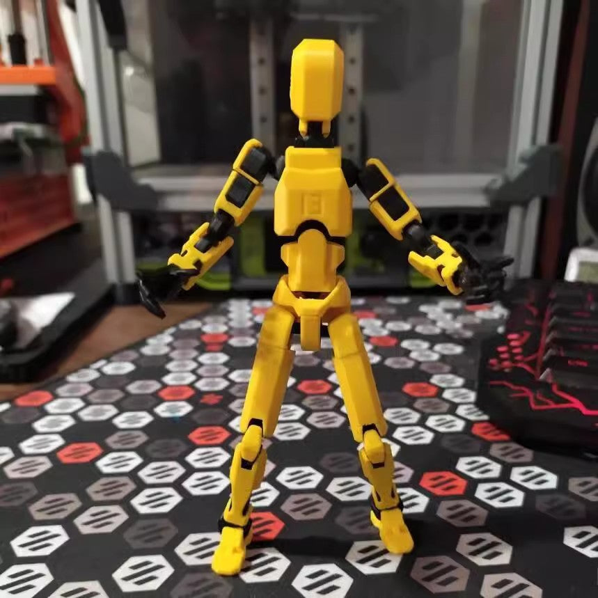 Multi-ledig bevegelig Shapeshift Robot 2.0 3D Printed Mannequin Dummy Action Model Doll Toy Kid Gift