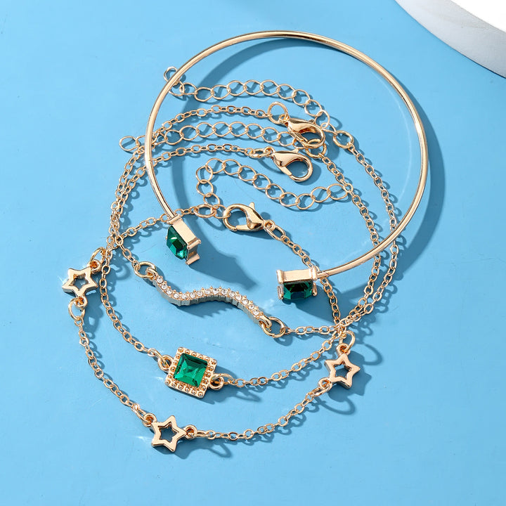 Bracelet en diamant Emerald Square