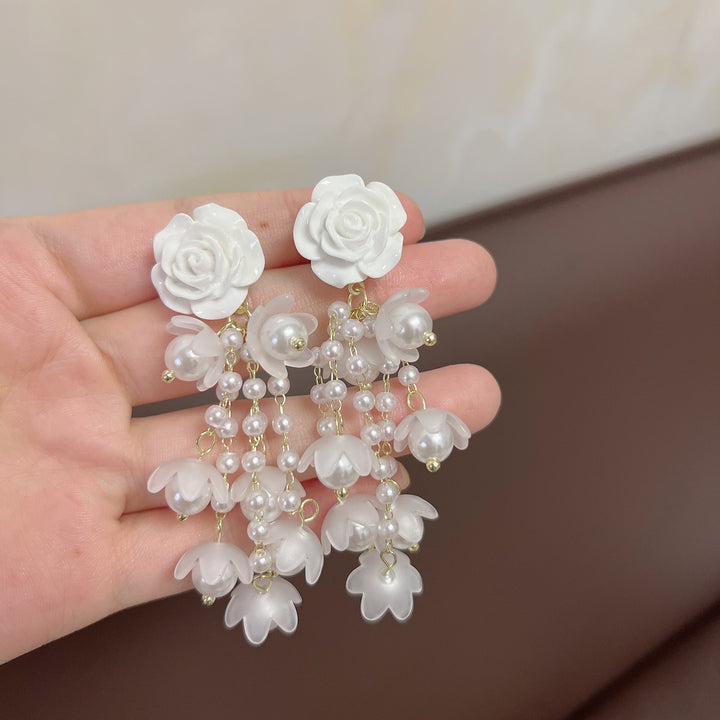 Special-Interest Design Elegance Retro Pearl Stud Ohrringe