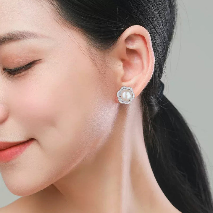 Imitation des boucles d'oreilles de perles style exquis des femmes